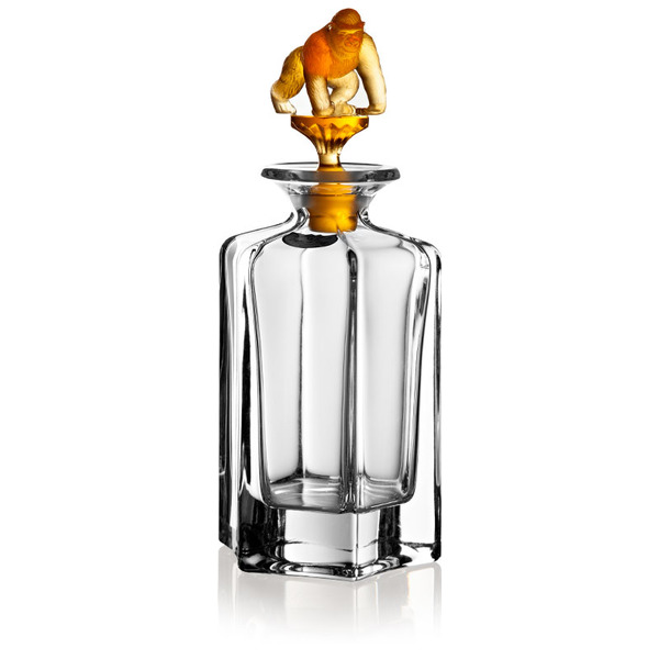 Графин Cristal de Paris для виски Горилла 1л, янтарный