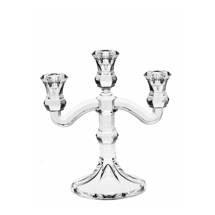 Подсвечник трехрожковый Crystal Bohemia 25,5 см
