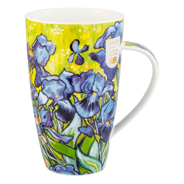 Кружка Dunoon Ирисы Хенли 600 мл, фарфор костяной
