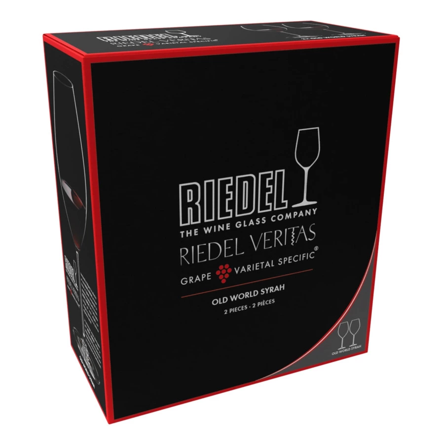 Набор бокалов для красного вина Riedel Veritas Old World Syrah 630мл, 2шт, стекло хрустальное