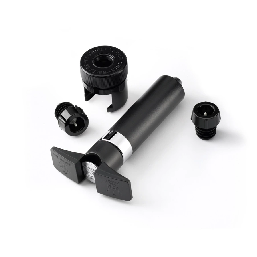 Помпа для вина и шампанского с тремя пробками Peugeot Epivac Duo, пластик, п/к