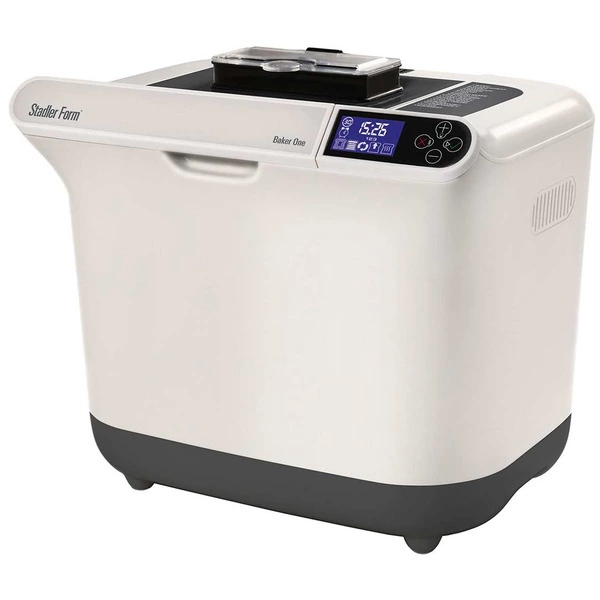 Хлебопечь Stadler Form Baker One,19 программ, LCD-дисплей, таймер, подсветка, диспенсер (белый)