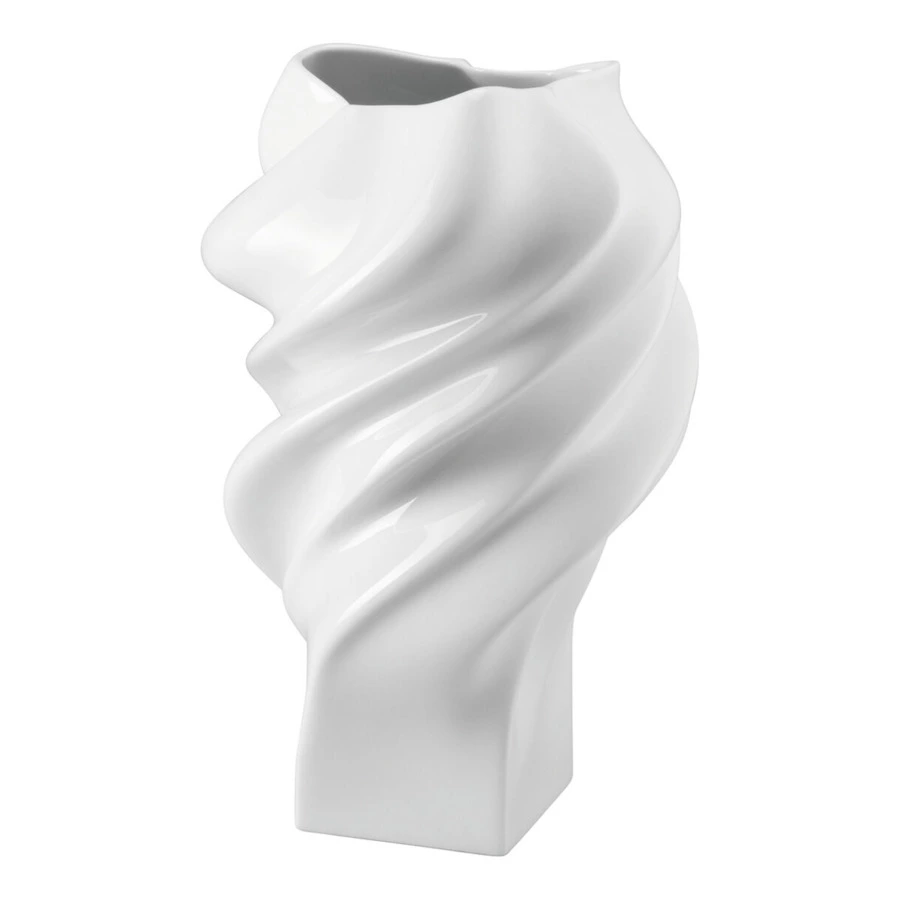 Ваза Rosenthal Вихрь 23 см, фарфор, белая, глазурь