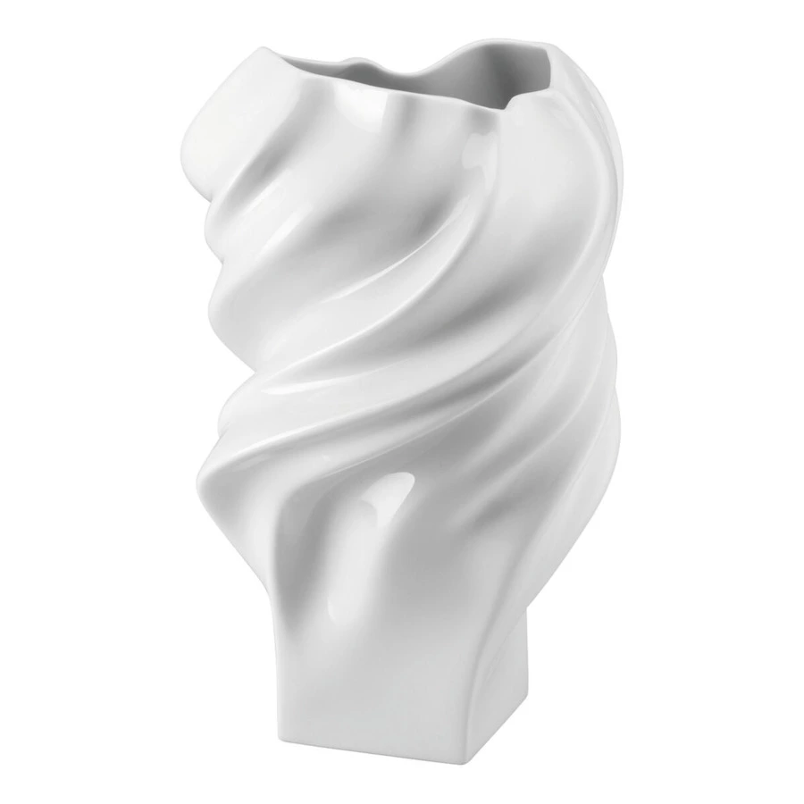 Ваза Rosenthal Вихрь 23 см, фарфор, белая, глазурь