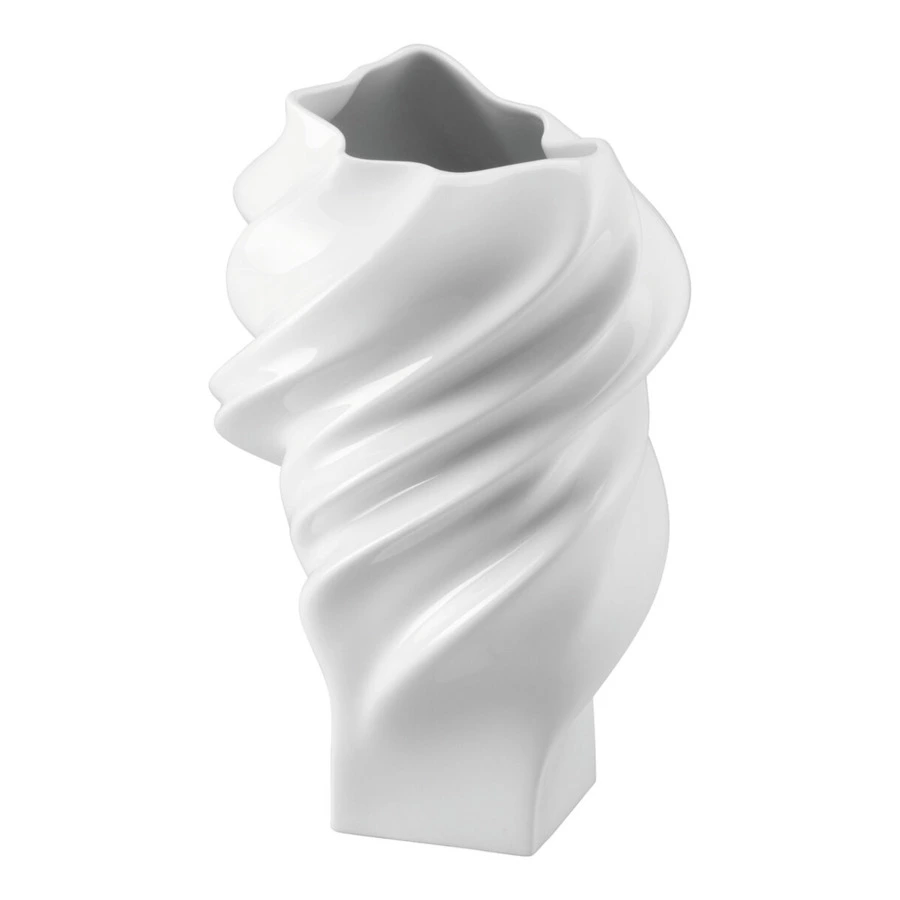 Ваза Rosenthal Вихрь 23 см, фарфор, белая, глазурь