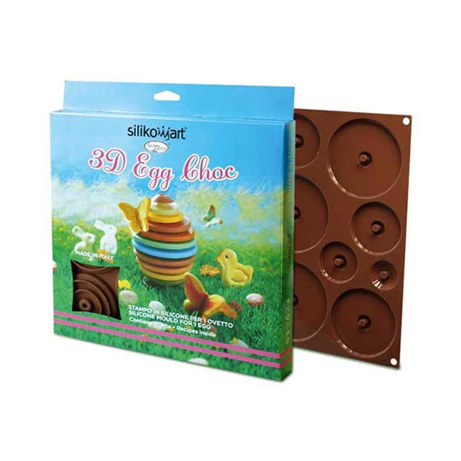Набор для приготовления шоколадного яйца 3D Silikomart