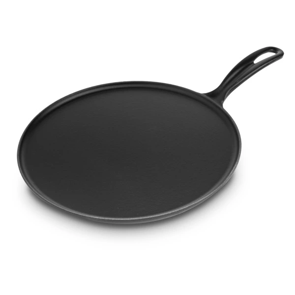 Сковорода для блинов Le Creuset Matte Black 27 см, чугун, черный, для индукции