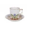 Чашка чайная с блюдцем ИФЗ Замоскворечье Гербовая 230 мл, фарфор твердый