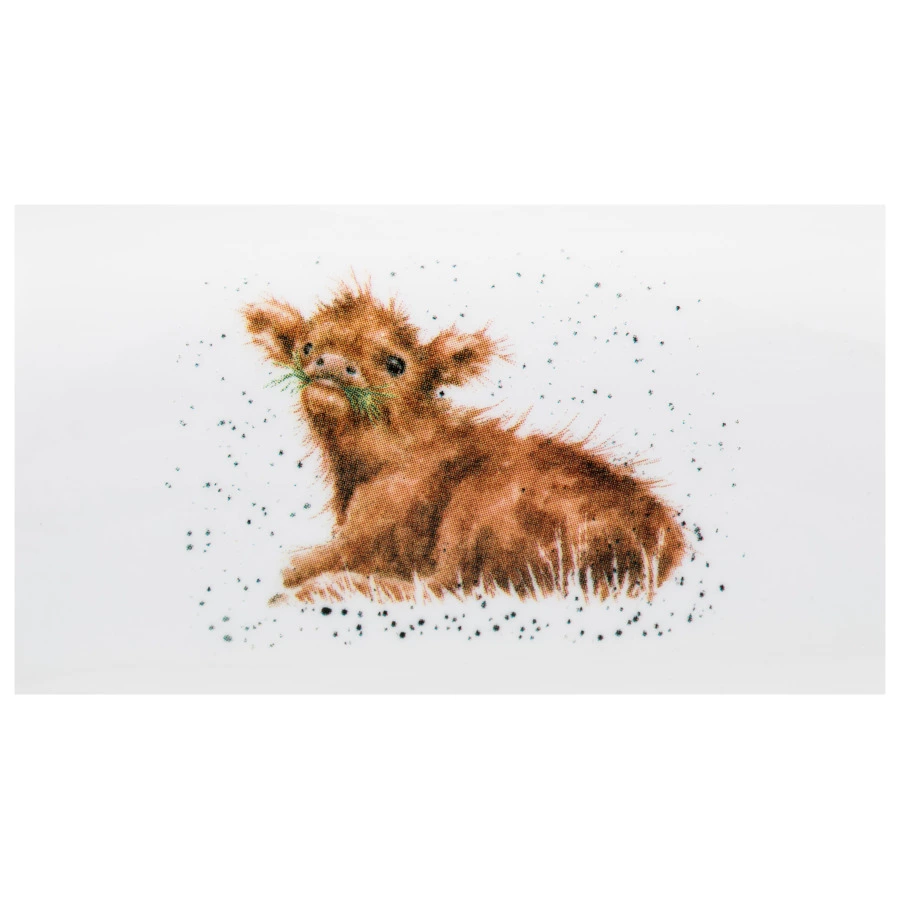 Маслёнка с крышкой Royal Worcester Забавная фауна Корова 15,5х11х8 см