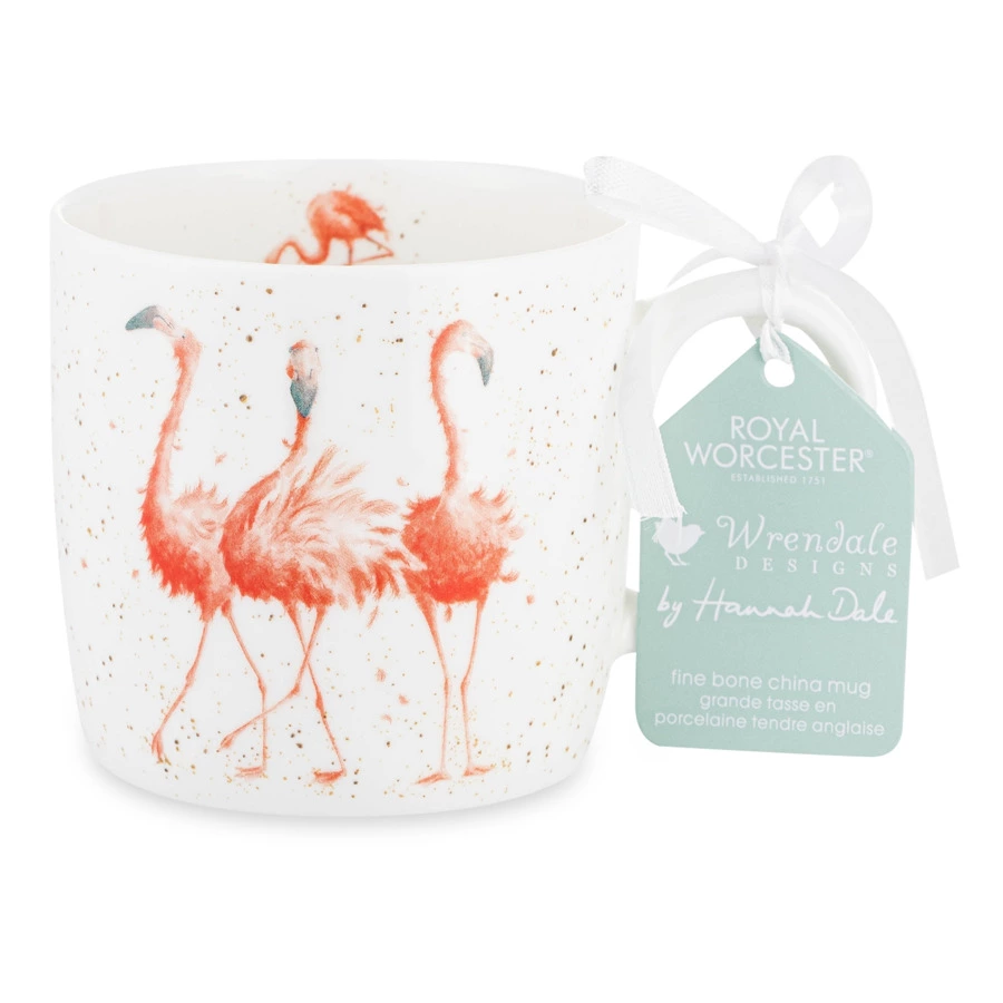 Кружка Royal Worcester Забавная фауна Розовые фламинго 310 мл