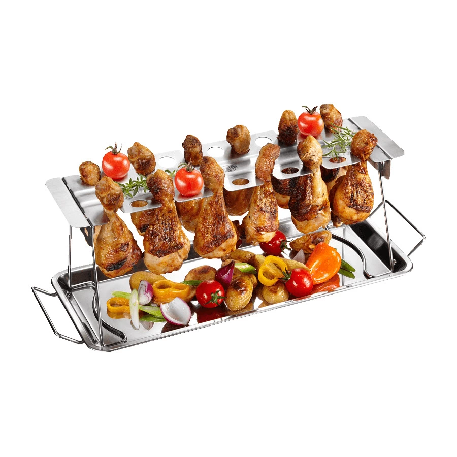 Подставка для приготовления куриных ножек Gefu BBQ, сталь нержавеющая