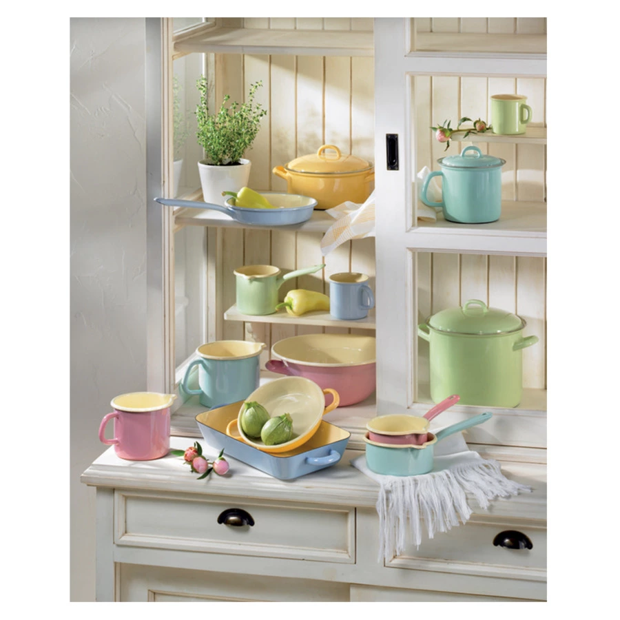 Кружка Riess Pastell 8 см, 375 мл, зеленая