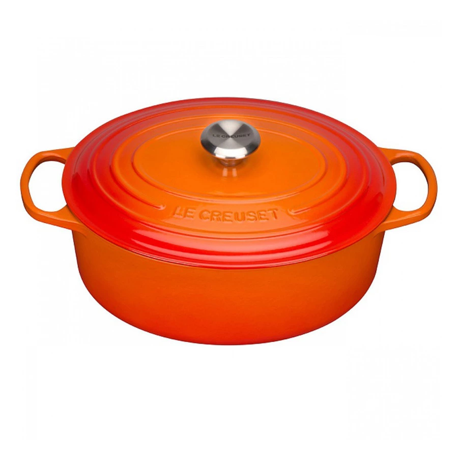 Утятница Le Creuset Flame 4,1 л, 27 см,огненная лава, чугун