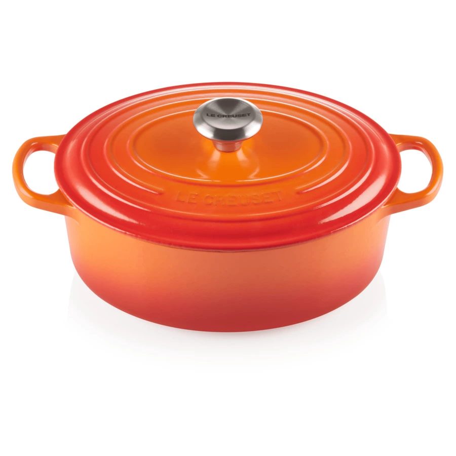 Утятница Le Creuset Flame 4,1 л, 27 см,огненная лава, чугун