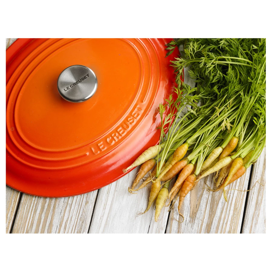 Утятница Le Creuset Flame 4,1 л, 27 см,огненная лава, чугун