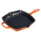 Сковорода-гриль Le Creuset Flame 26 см, h 5,3, огненная лава, квадратная, чугун