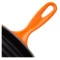 Сковорода-гриль Le Creuset Flame 26 см, h 5,3, огненная лава, квадратная, чугун