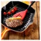 Сковорода-гриль Le Creuset Flame 26 см, h 5,3, огненная лава, квадратная, чугун