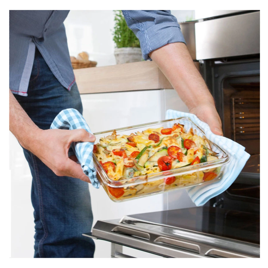 Набор из 3 контейнеров с крышкой 0,5л "Клип&Клоуз Глас" (розовый)