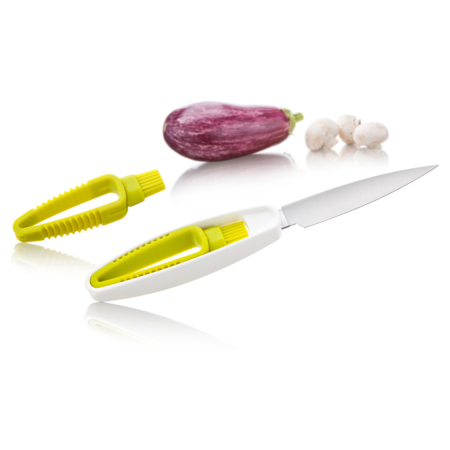Нож для овощей со щеткой