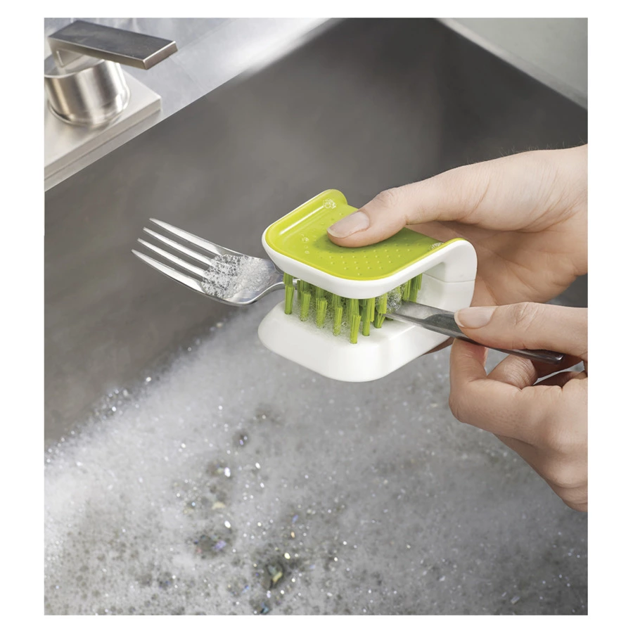 Щетка для столовых приборов и ножей Joseph Joseph BladeBrush, полипропилен, зеленая