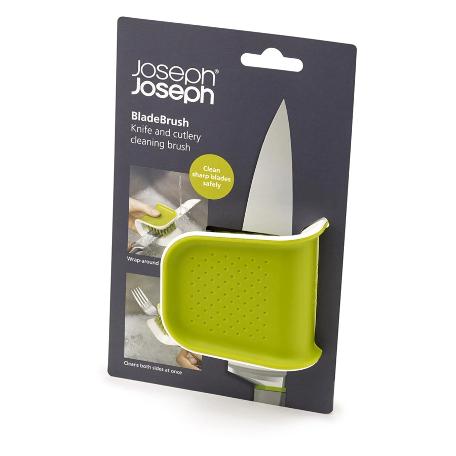 Щетка для столовых приборов и ножей Joseph Joseph BladeBrush, полипропилен, зеленая