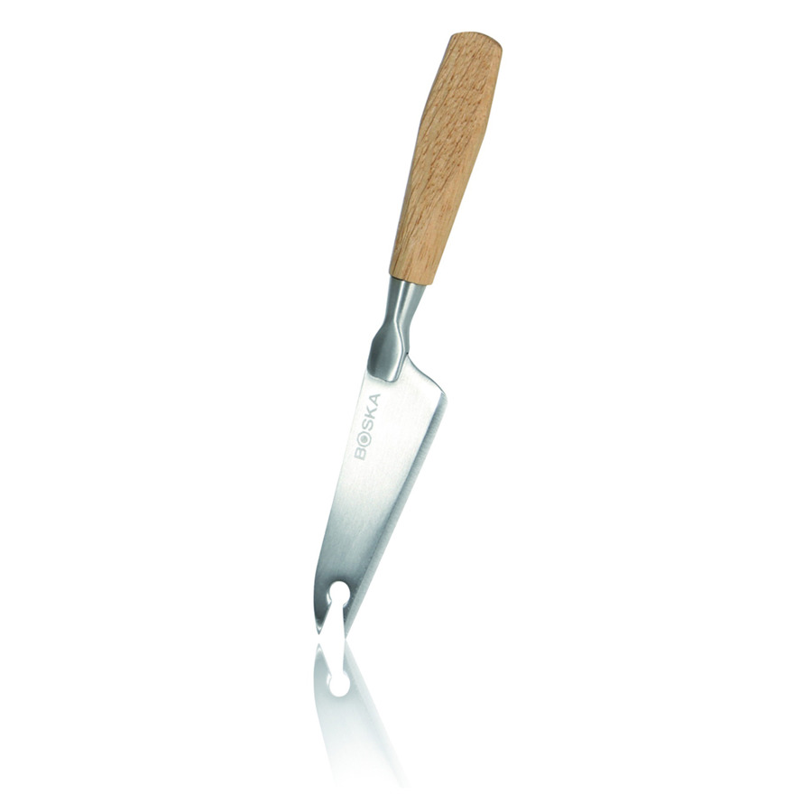 Набор мини-ножей для всех видов сыра Boska Осло 18,4х18,4 см, 4  шт, ручки из дуба, сталь, п/к