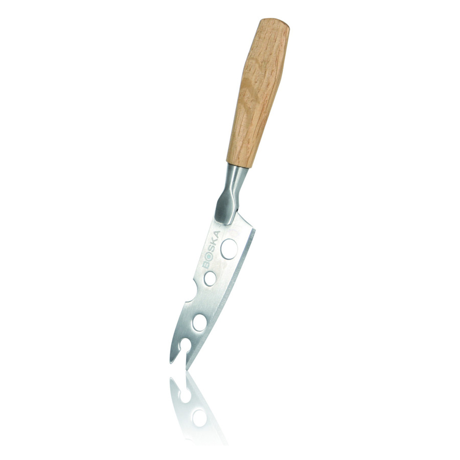 Набор мини-ножей для всех видов сыра Boska Осло 18,4х18,4 см, 4  шт, ручки из дуба, сталь, п/к