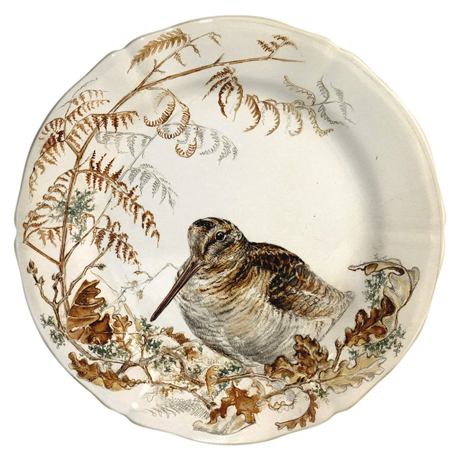 Тарелка закусочная Gien Солонь Вальдшнеп 23 см, фаянс