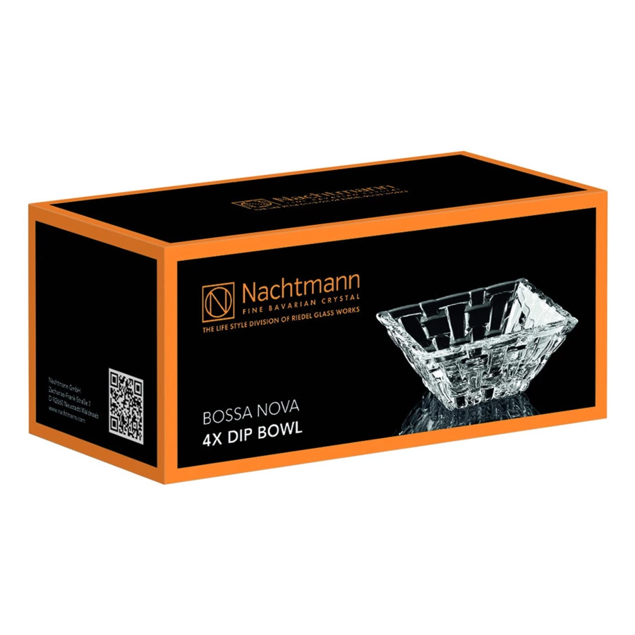 Набор салатников Nachtmann Bossa Nova 8,5см, 4шт, хрусталь бессвинцовый