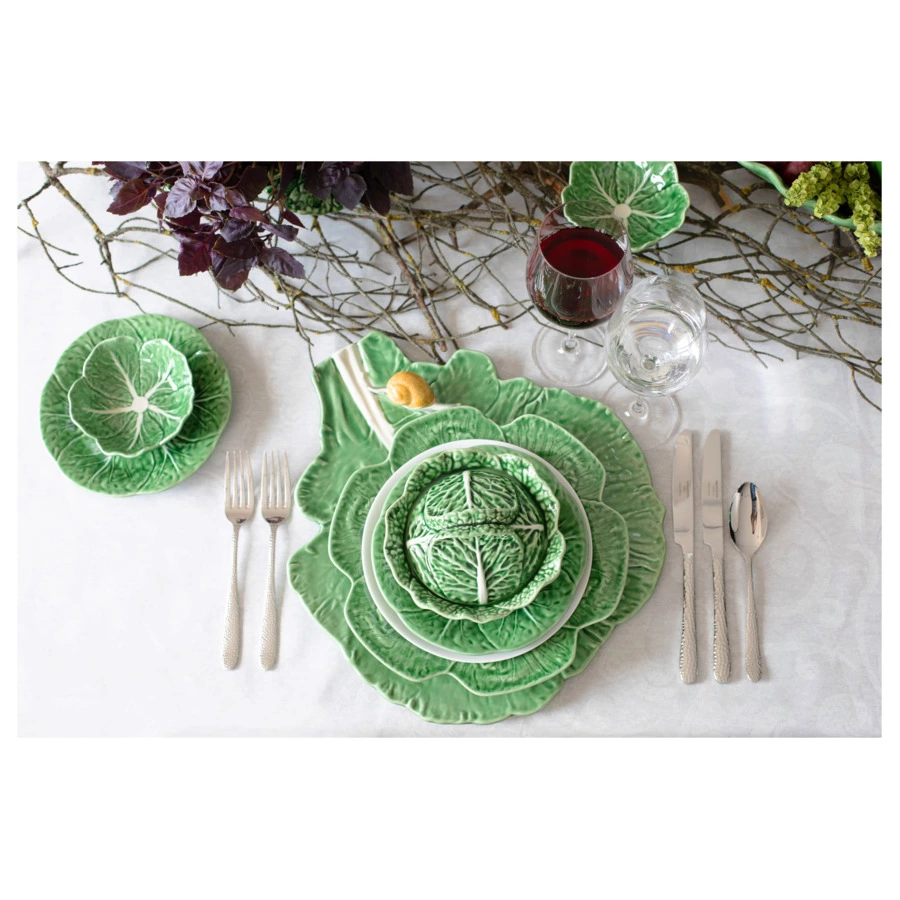 Чаша с крышкой Bordallo Pinheiro Капуста 200 мл, керамика