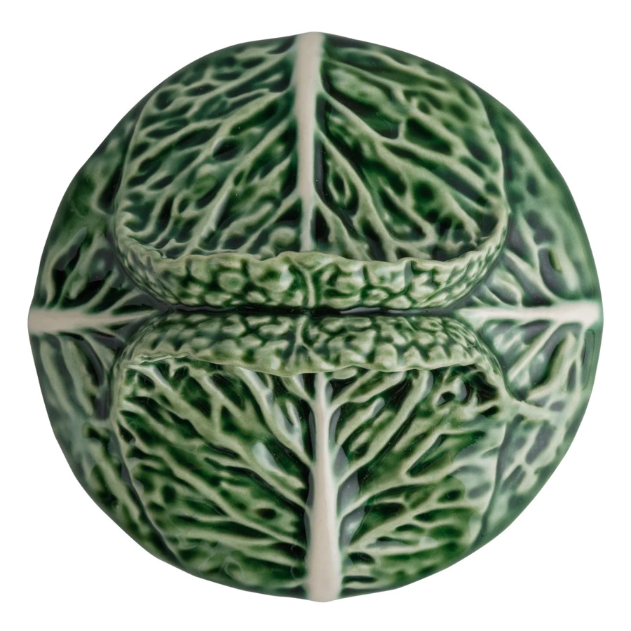 Чаша с крышкой Bordallo Pinheiro Капуста 200 мл, керамика