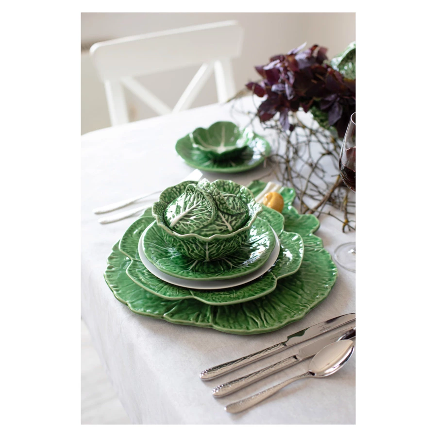 Чаша с крышкой Bordallo Pinheiro Капуста 200 мл, керамика