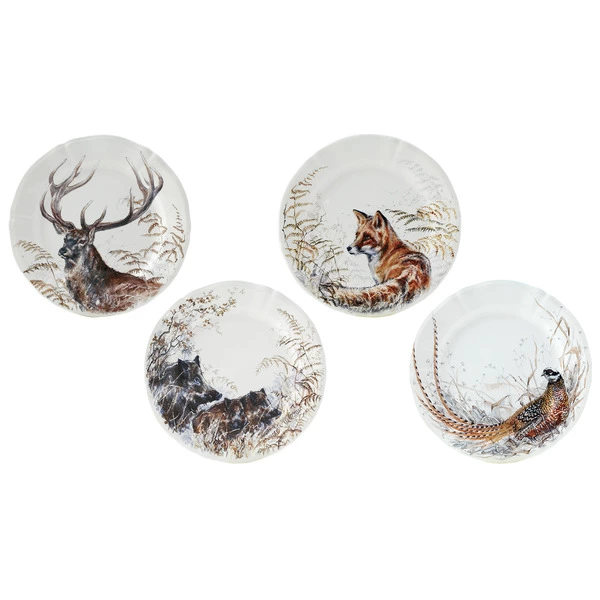 Набор тарелок закусочных Gien Солонь 23 см, 4 шт, фаянс