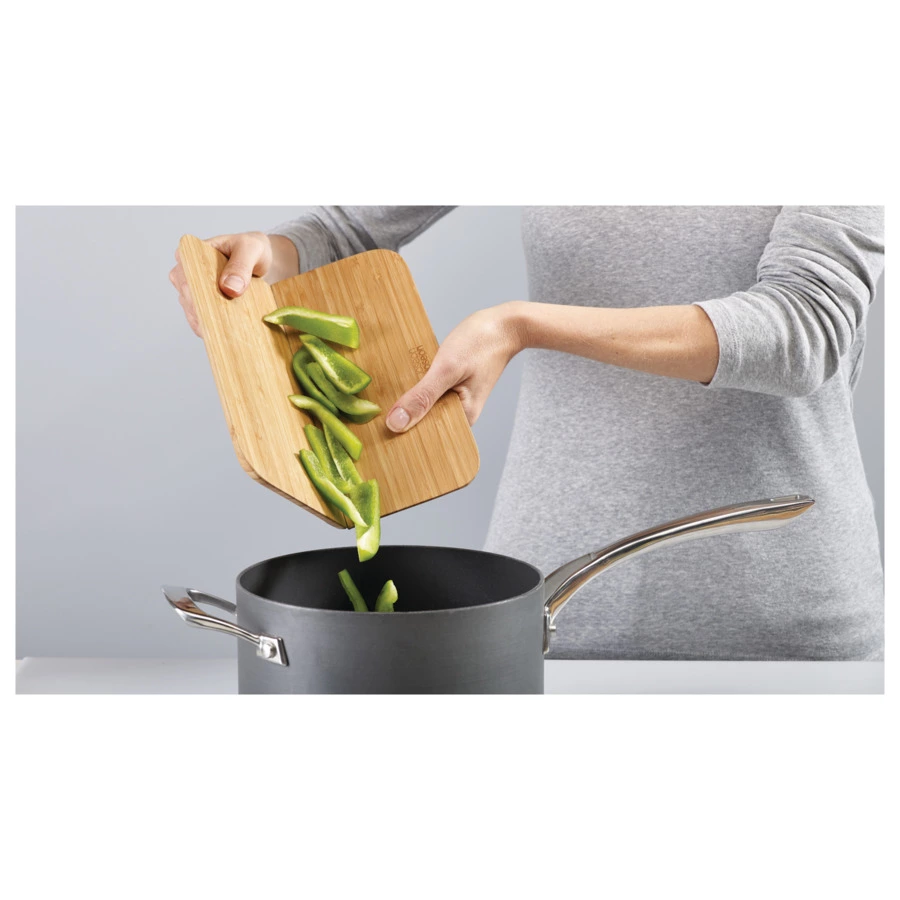 Доска разделочная большая "Chop2Pot" бамбук