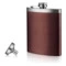 Фляжка Vacu Vin 240 мл 9,5х3х14 см, сталь нержавеющая, коричневая