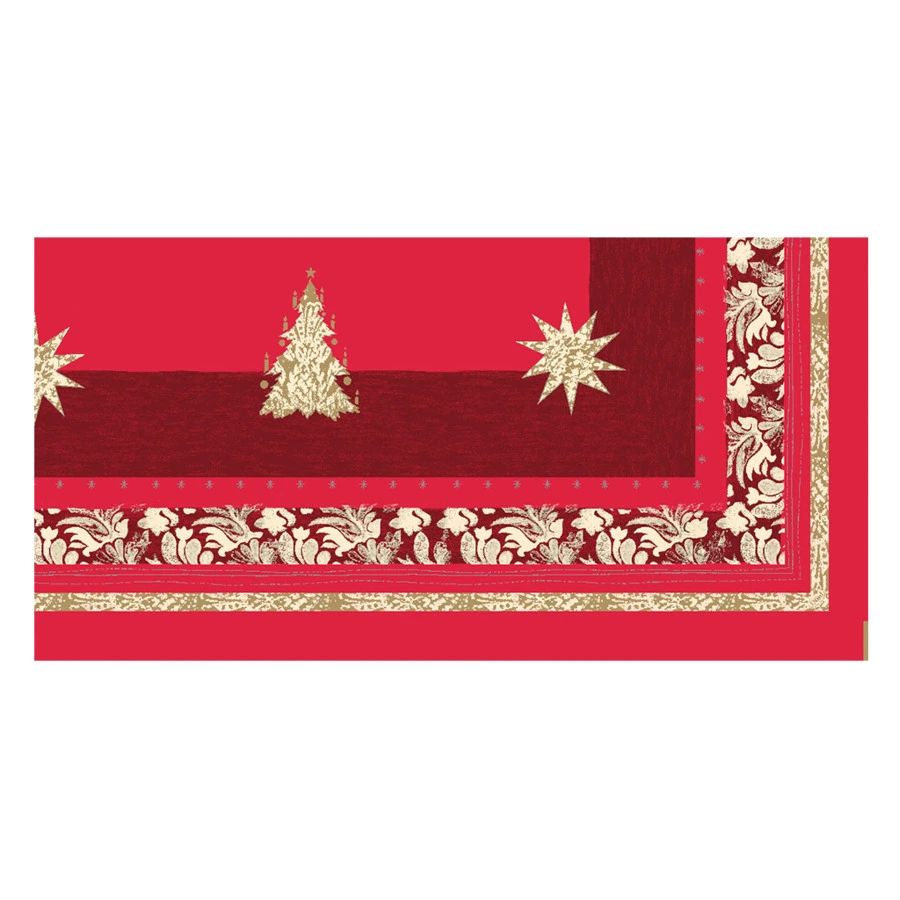 Скатерть бумажная Duni 84х84см (красный, белый)