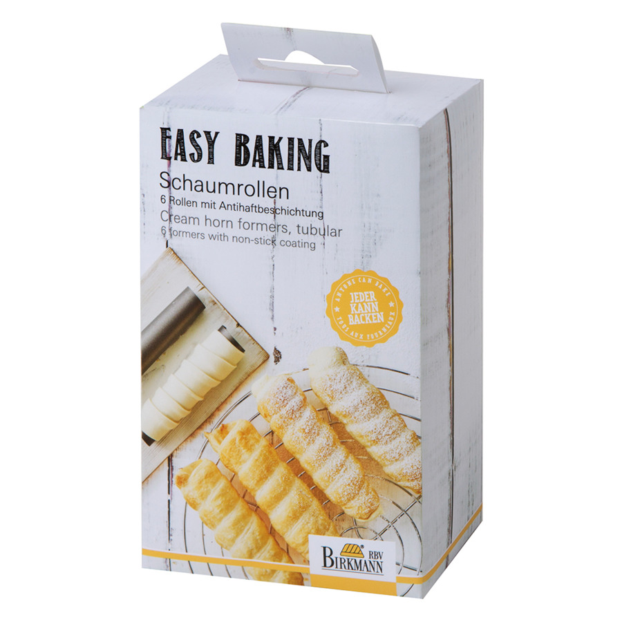 Набор форм для приготовления пирожного Birkmann Easy Baking Трубочки 13см, 6 шт