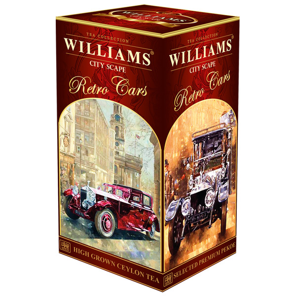 Чай черный цейлонский Williams элитный Городской Пейзаж 250 гх12