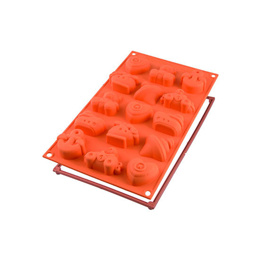 Форма для выпечки 3D конфет Silikomart Радости детства 0,3л
