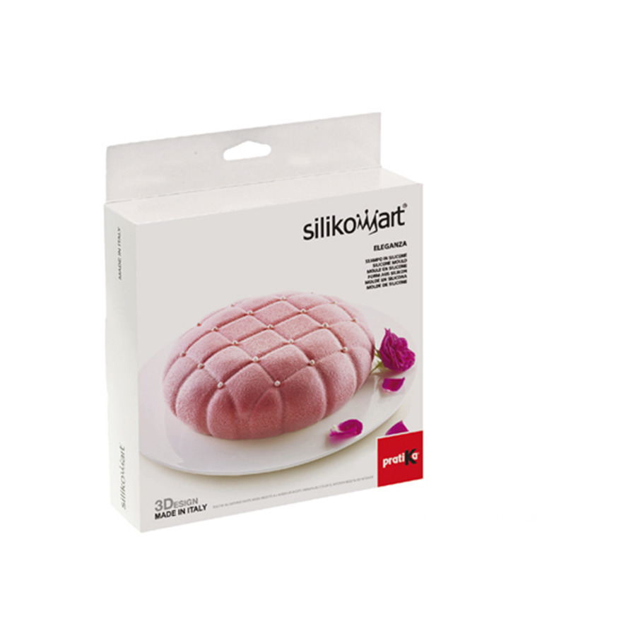 Форма для выпечки муссового 3D торта Silikomart Элегантность Д22хН6см, 1,7л, силикон