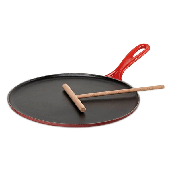 Сковорода блиная Le Creuset Cerise 27 см, чугун, вишневый, для индукции