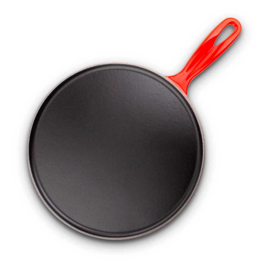 Сковорода блиная Le Creuset Cerise 27 см, чугун, вишневый, для индукции