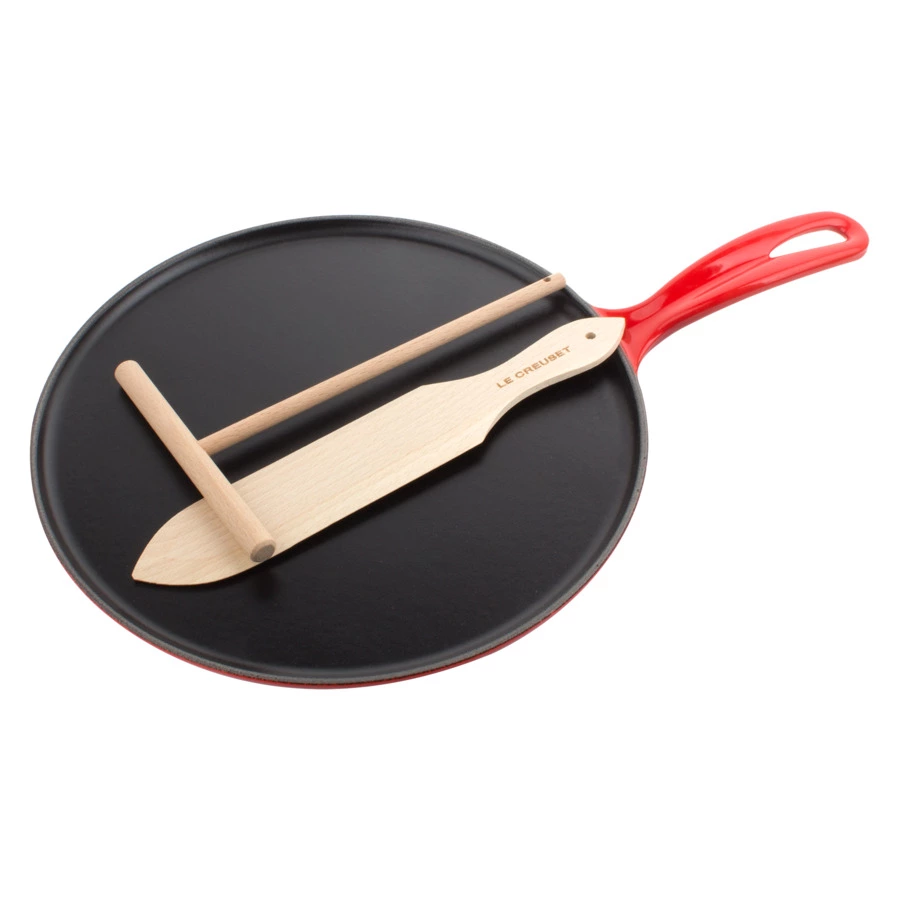 Сковорода блиная Le Creuset Cerise 27 см, чугун, вишневый, для индукции