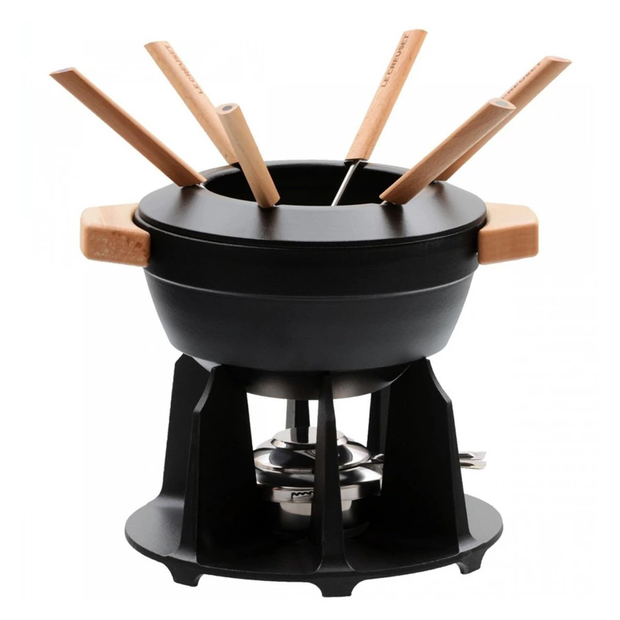 Набор для фондю Le Creuset Matte Black 2 л, чугун, черный