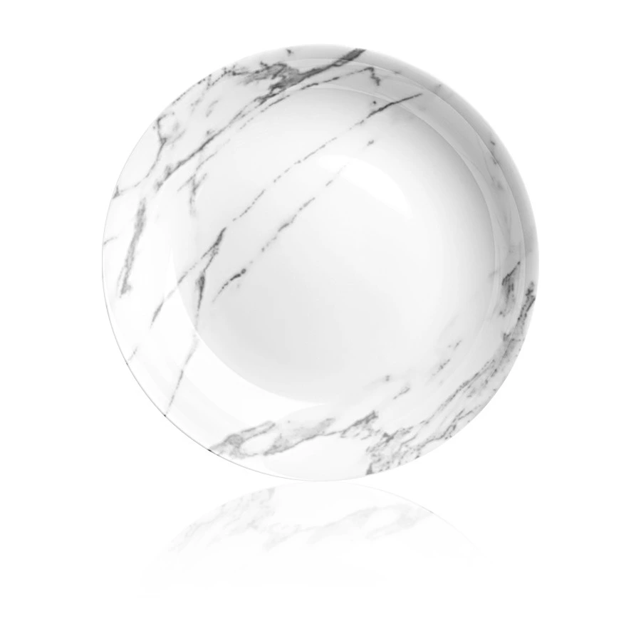 Тарелка суповая Dibbern Каррара 22,5 см, фарфор костяной