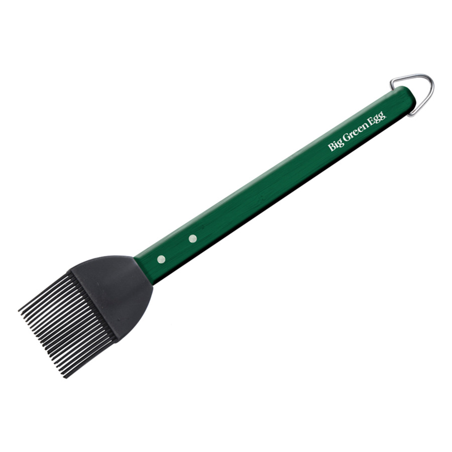 Кисточка силиконовая, ручка деревянная зелёная кисточка marvel силикон ручка дерево