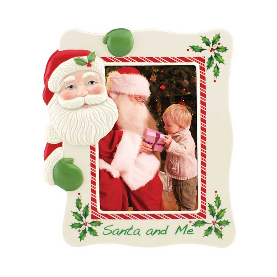 Рамка для фото Lenox Дед Мороз 24 см цена и фото