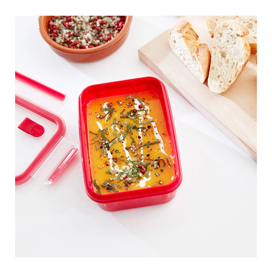 Контейнер прямоугольный Emsa Клип&Майкро 800 мл, пластик