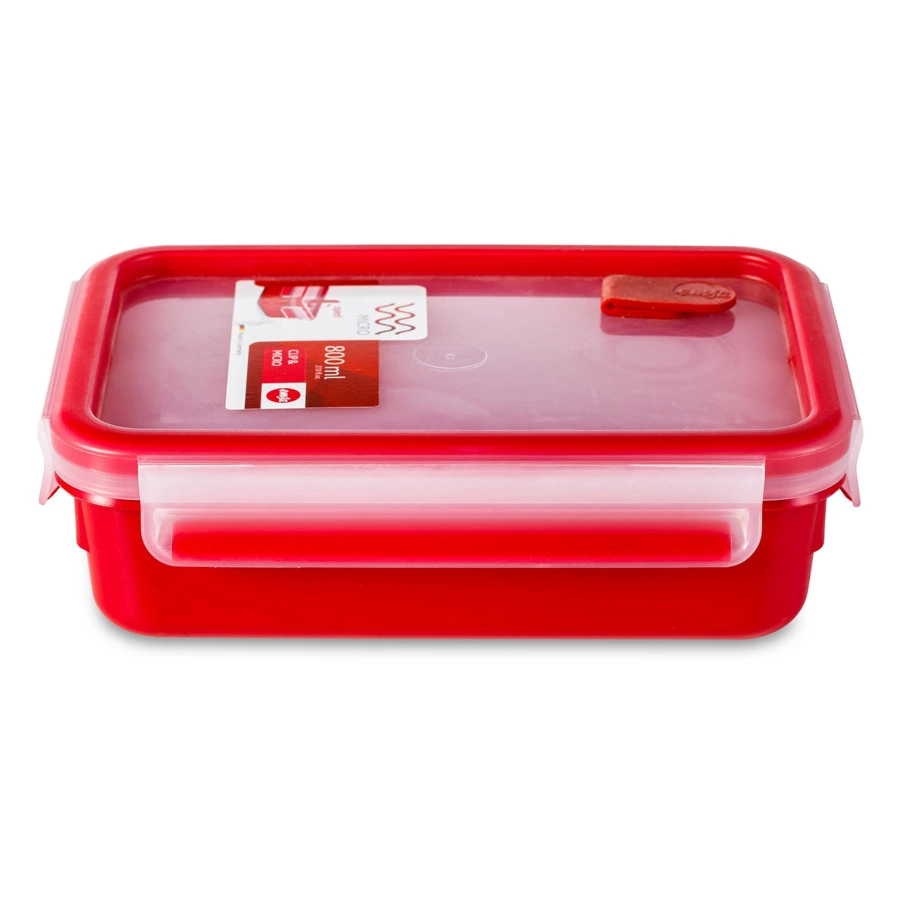 Контейнер прямоугольный Emsa Клип&Майкро 800 мл, пластик